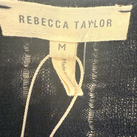 Navy Blue Button-Up Ruffle Cardigan - Picture 2 of 3